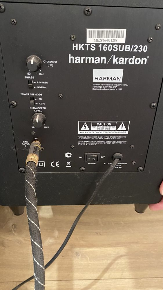 Harman Kardon BDS-270, zestaw 2+1! - blu-ray, subwoofer!