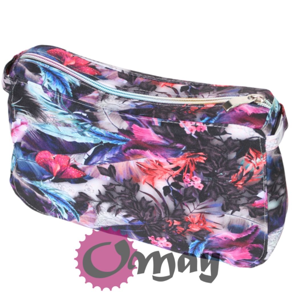 organizer do OBAG GLAM ogród pióra 2 kieszenie wkład OMAY
