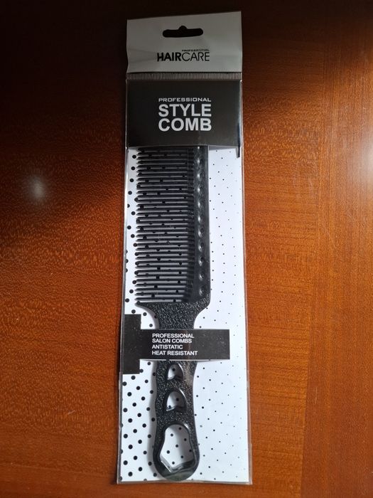 Pente de salão profissional hair comb antiestática e resistente calor