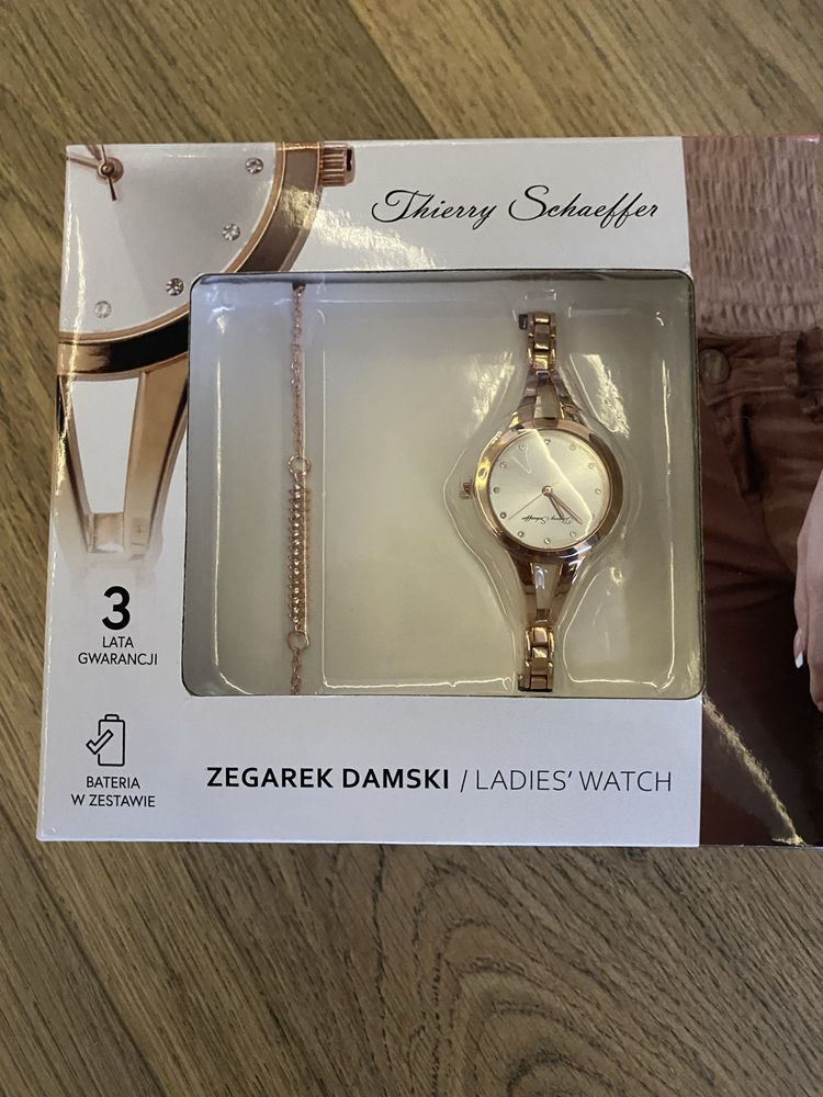 Zegarek z bransoletką nowe