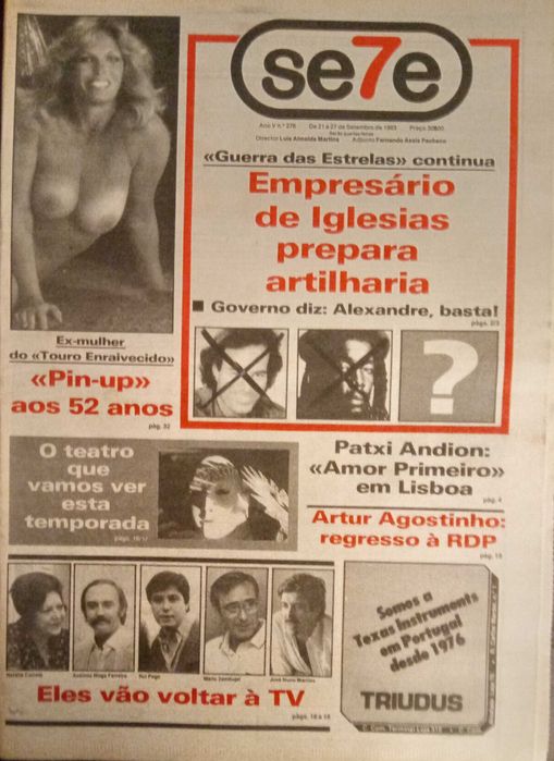 José Afonso	- - -		Se7e - nr. 276	- - - - -	Jornal