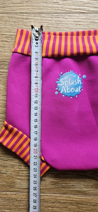 Kąpielówki neoprenowe Różowe na basen About splash 12m Large