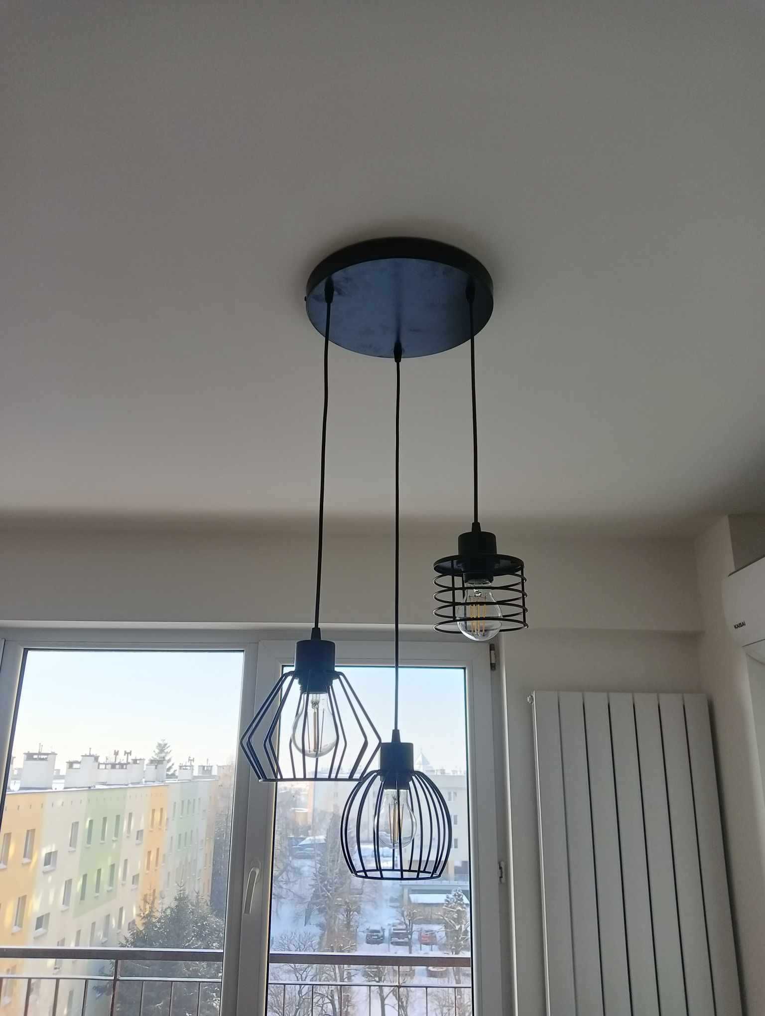 Lampa wisząca do salonu Loft