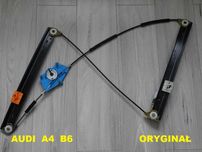 Podnośnik Mechanizm Szyby Audi A4 B6 Przód Lewy Oryginał [3a]