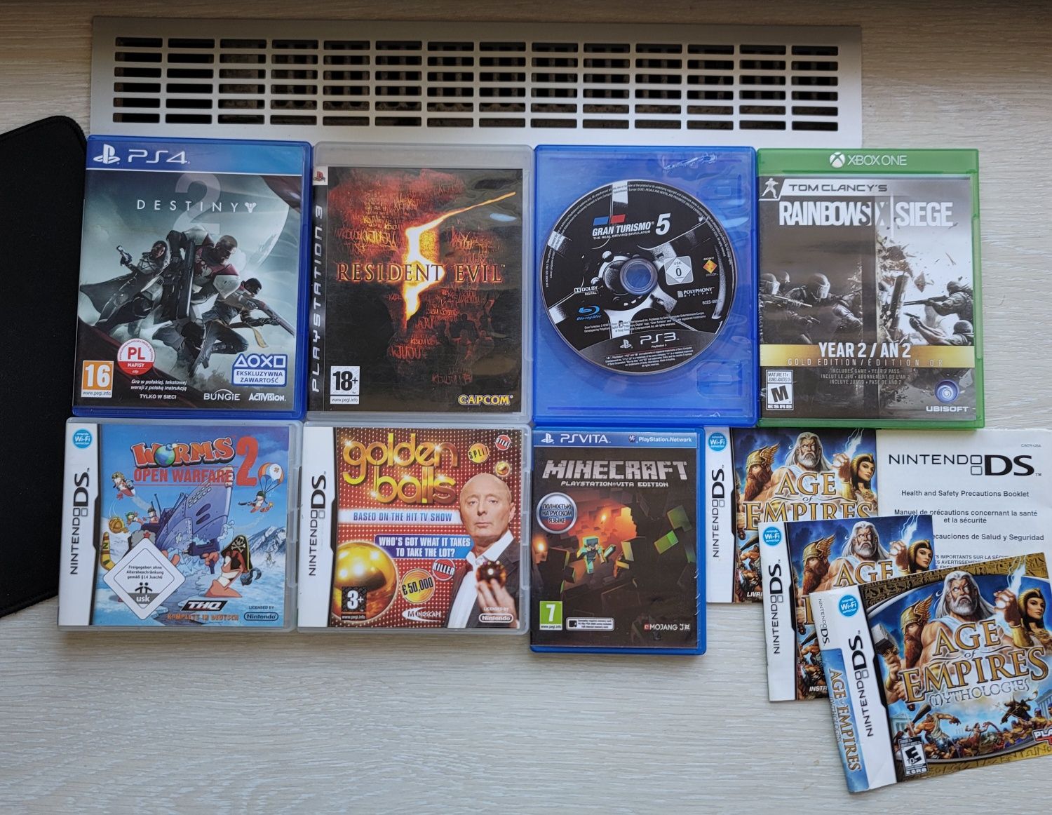 Игры PlayStation 3, PS4, Nintendo DS, 3DS, Xbox One/Series X