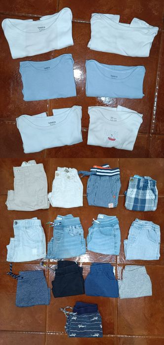 Roupa menino 12-18 meses 80 peças Negociável