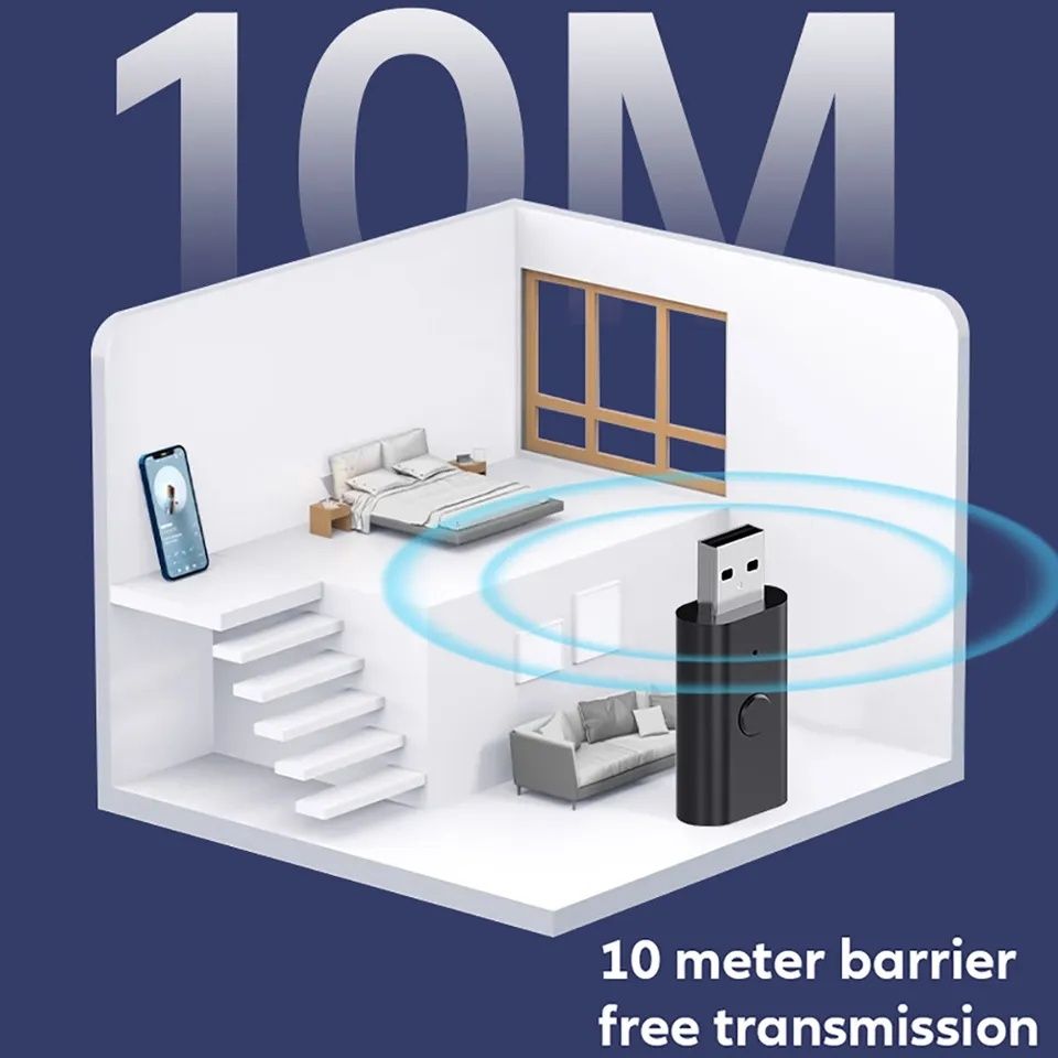 Bluetooth 5.3 приёмник/передатчик. Трансмиттер, ресивер. AUX. USB .