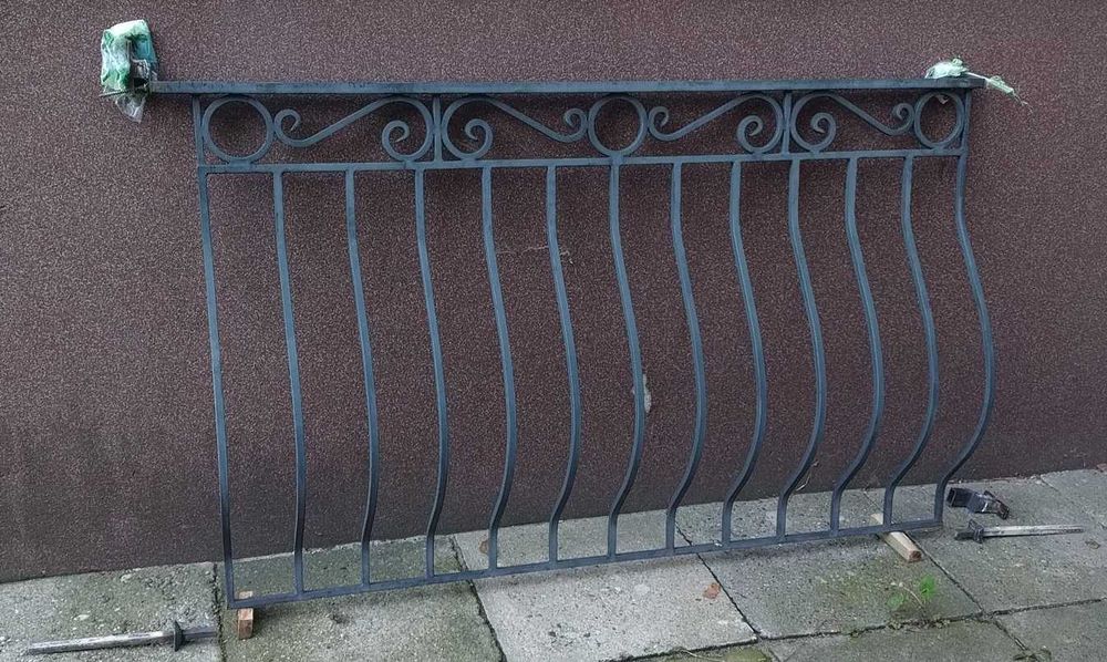 Barierka stalowa balkonowa balustrada taras balkon