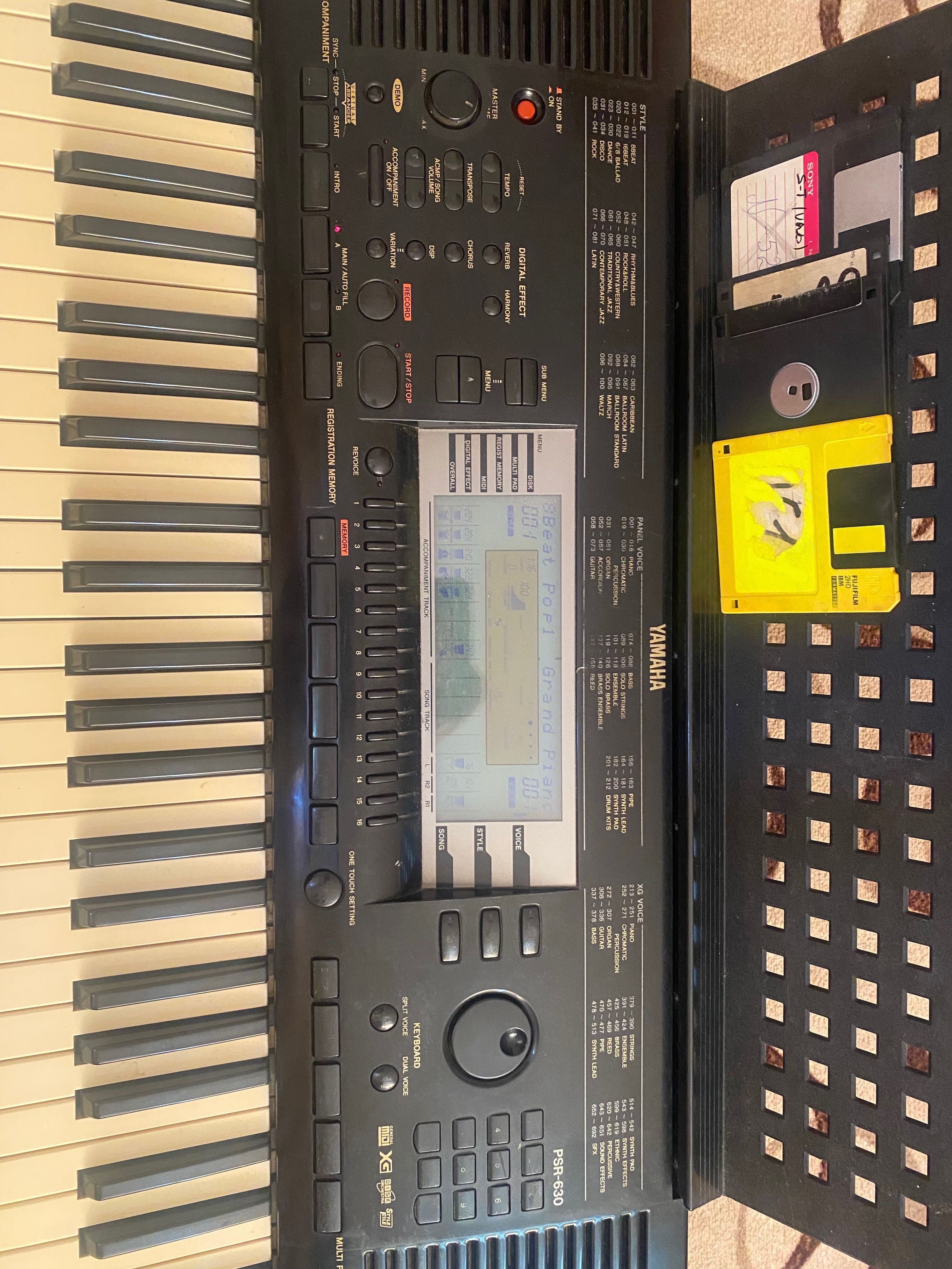Синтезатор YAMAHA PSR-630