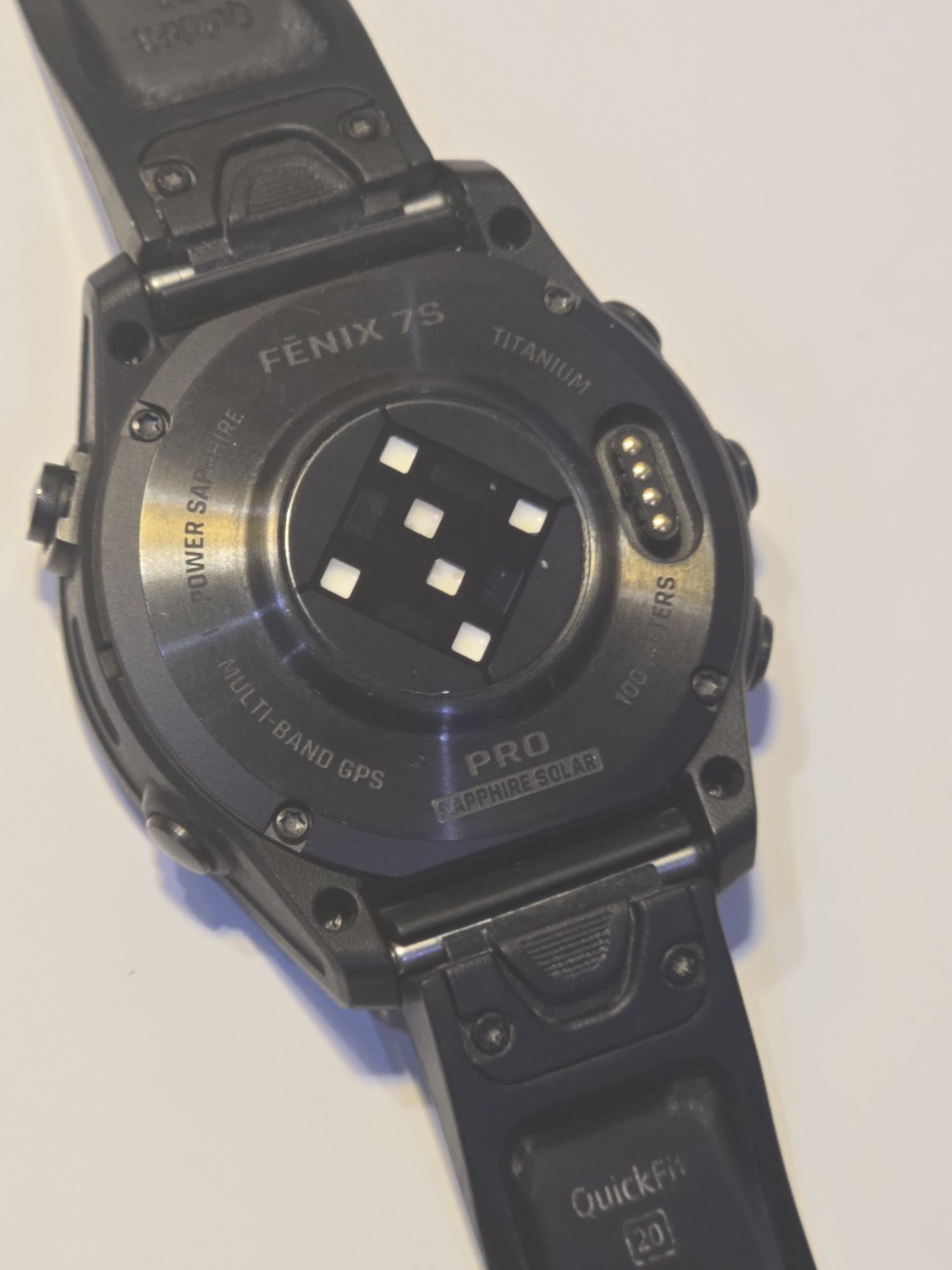 Garmin Fenix 7S PRO Sapphire Solar Carbon, гармін фенікс 7с про ідеал