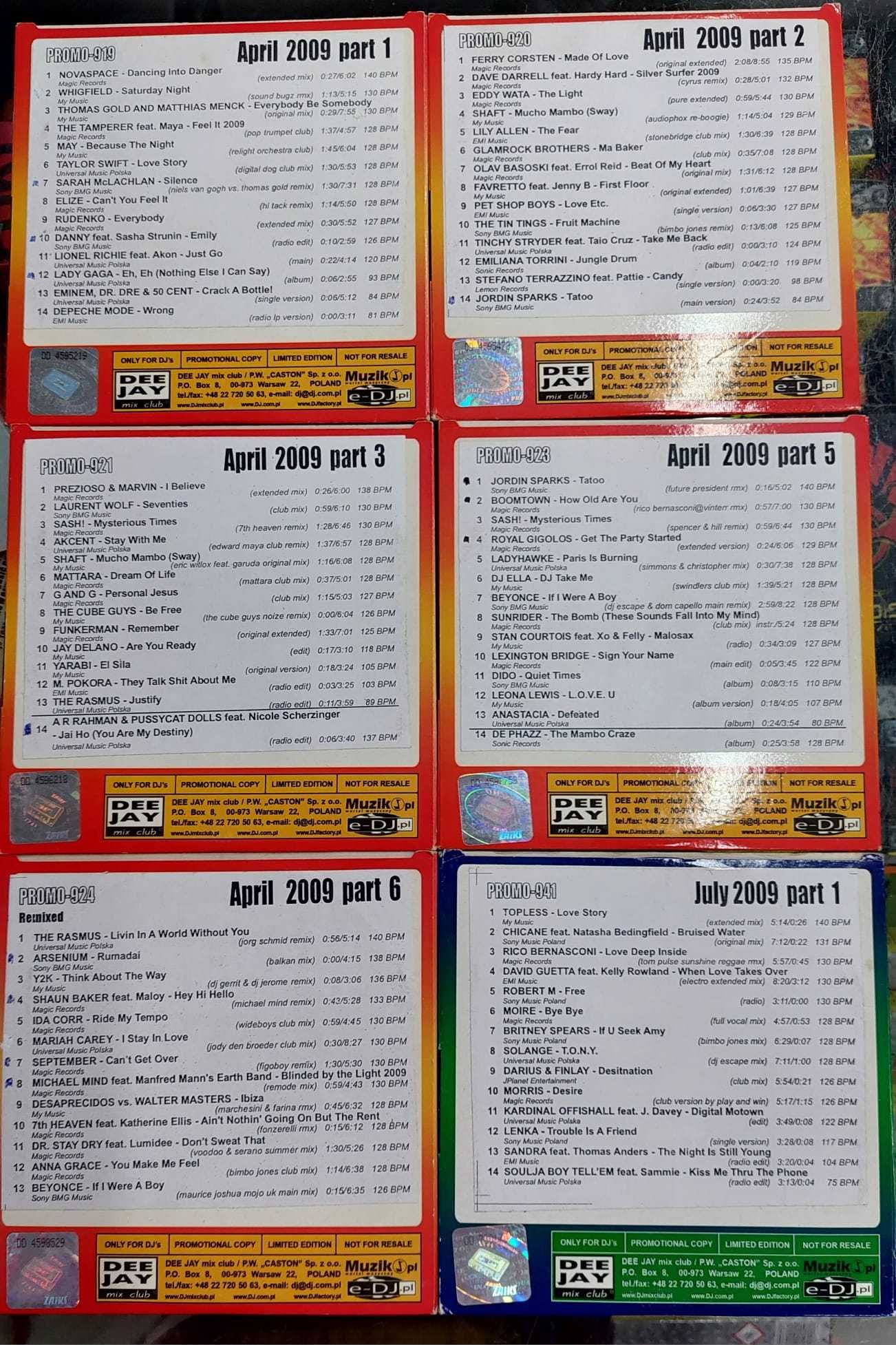 DJMC Dee Jay mix club oryginał CD legal muza składanka zagr i pol 2009