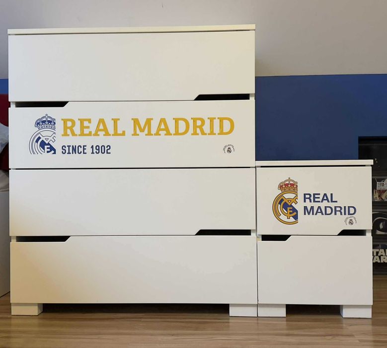 zestaw mebli dla chłopca Meblik Real Madrid