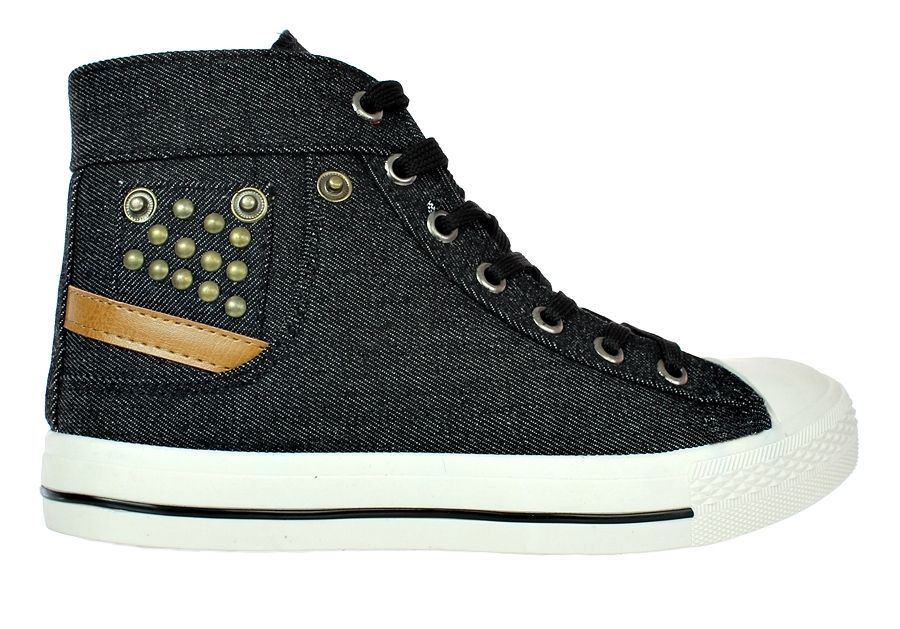 Trampki Damskie Wysokie Buty Sportowe 6141 Rozmiar: 39