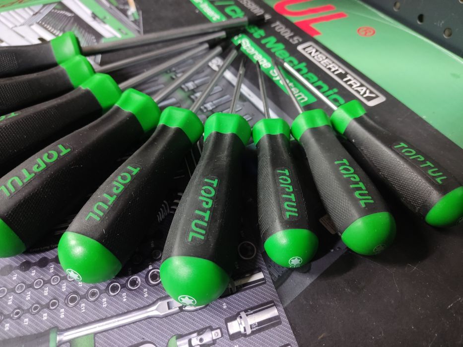 Набор отвёрток TORX TOPTUL набір викруток торкс 9шт Т8-Т40 PROFI