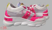 Wyprzedaż Versace 38 sportowe buty adidasy  siatka różowe lekkie