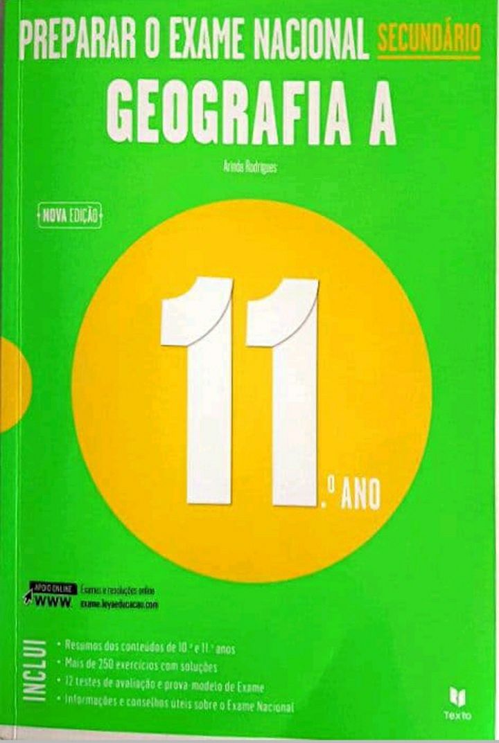 Livro Preparação EXAME Nacional de GEOGRAFIA