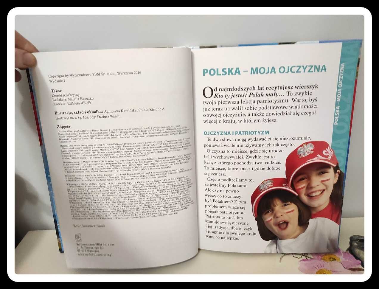 Książka: POLSKA - Elementarz dla dzieci Wyd. SBM 2016