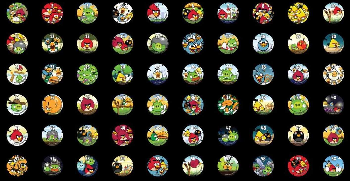 Tazos - PepsiCo (Angry Birds - coleção completa)