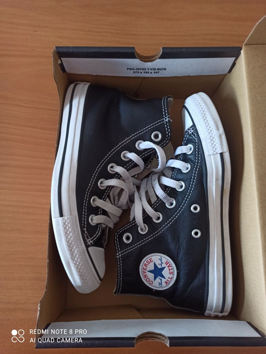 Originais:Sapatilhas Converse All Star Couro-Tamanho 36