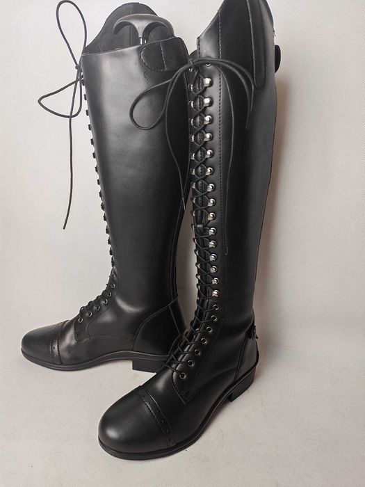 Sznurowane oficerki Steeds Sylka rozmiar 36 slim