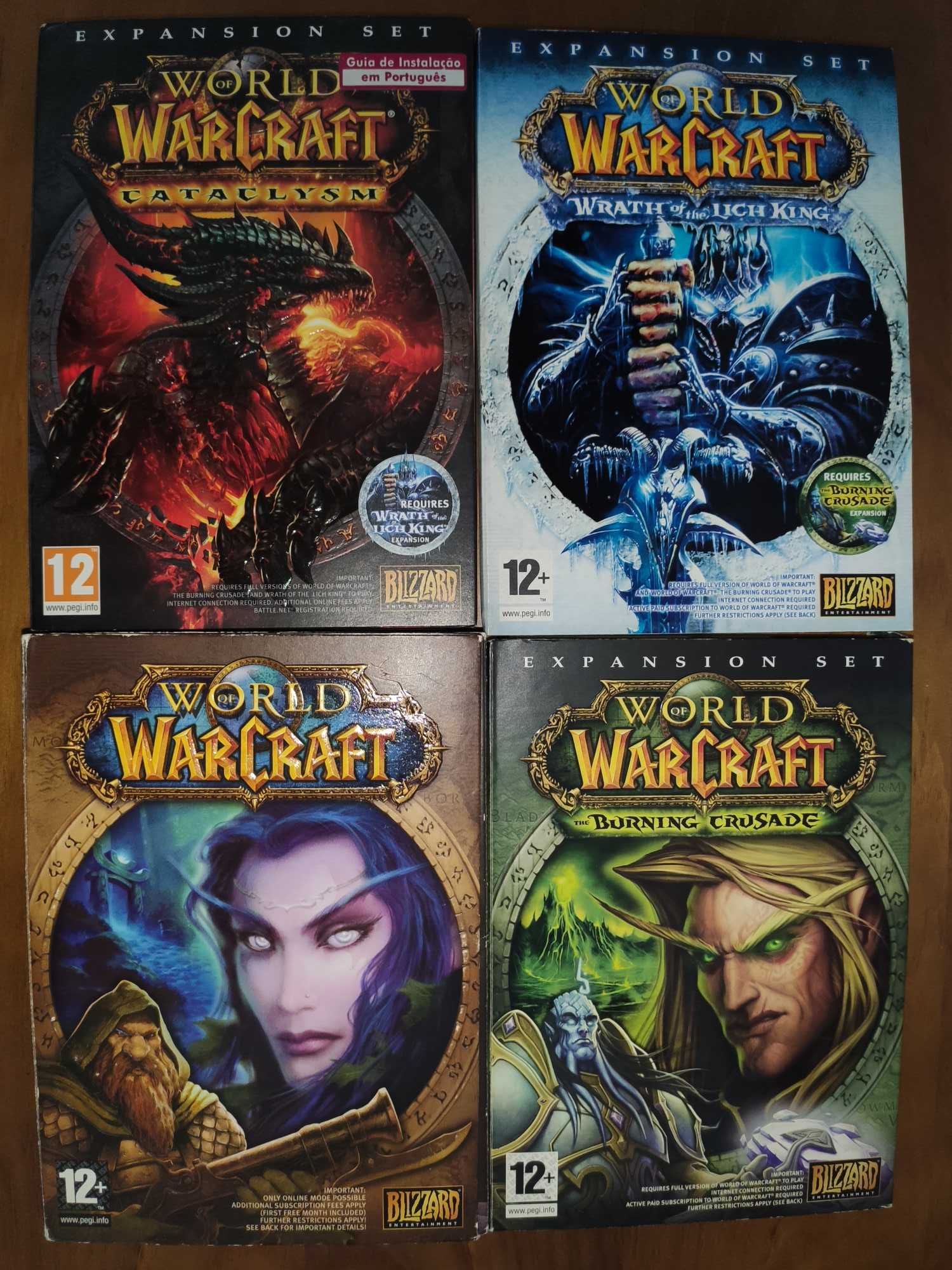 World of Warcraft+Cataclysm+The Burning Crusade+Wrath of The Lich King