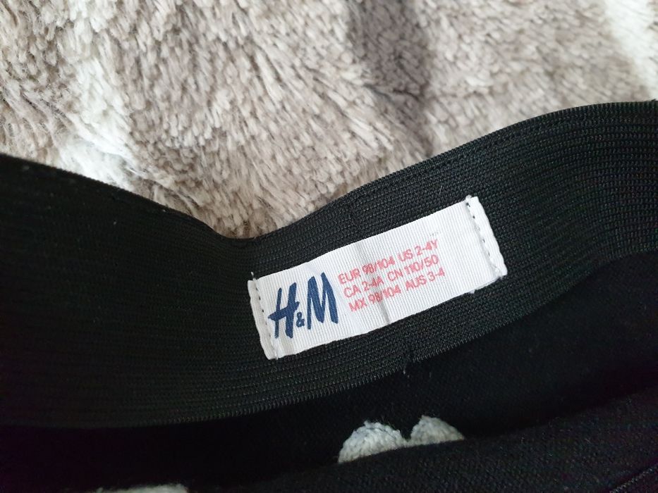 Czarna spódniczka h&m r. 2-4 lata