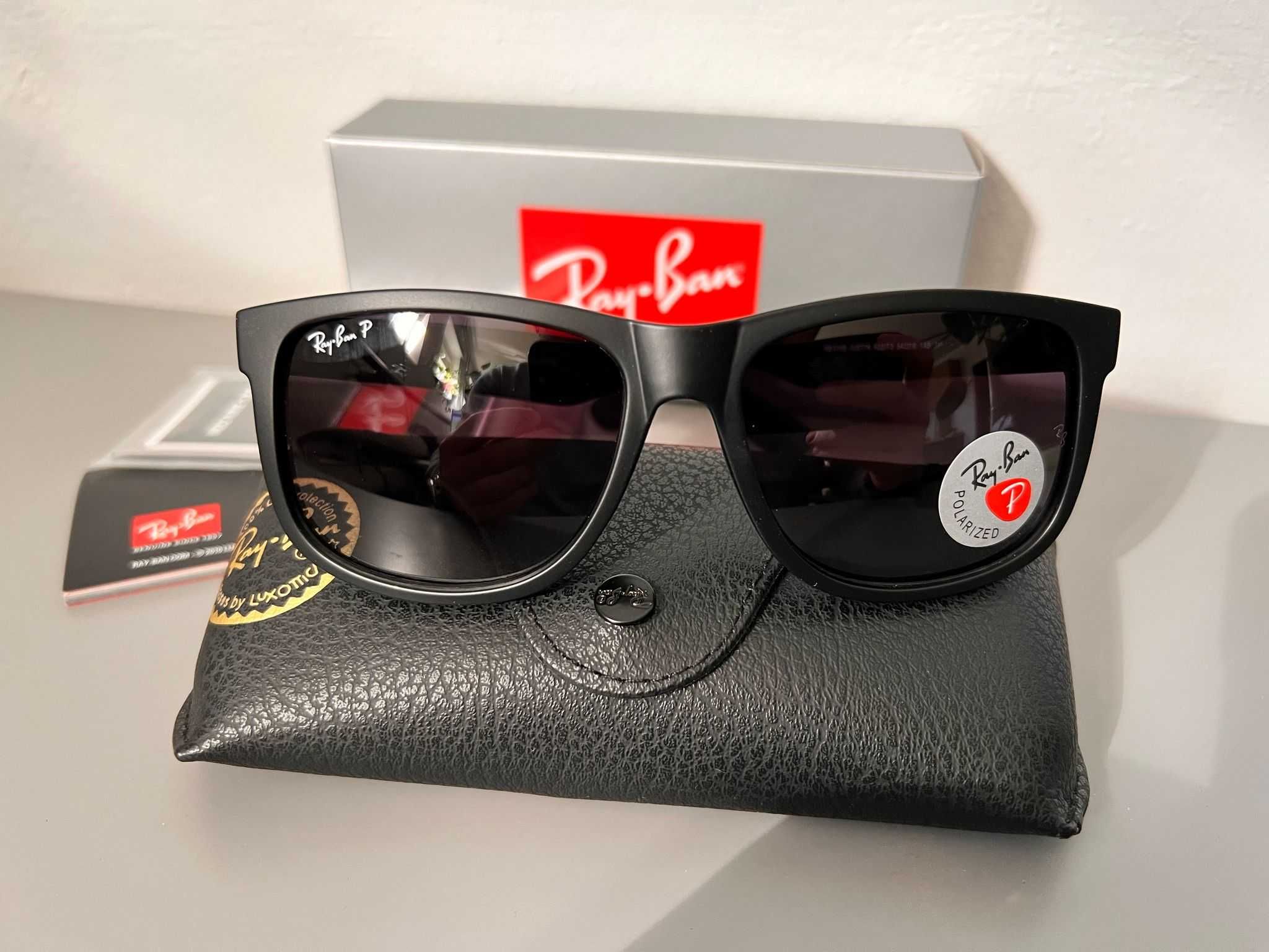 Ray Ban Justin okulary przeciwsłoneczne Polaryzacja