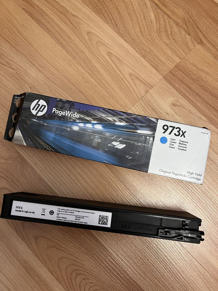 Картридж блакитний hp pagewide 973x