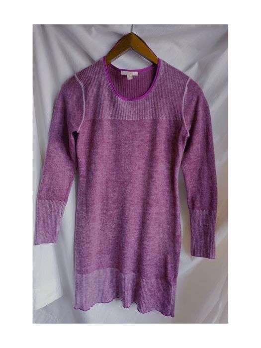 Esprit sukienka tunika wełna dzianina tie-dye