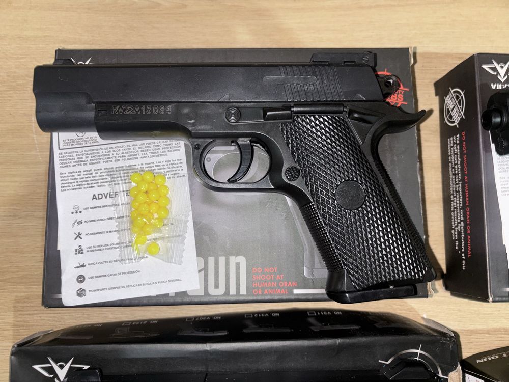 NOVO! – Pistolas Airsoft 160-220 FPS