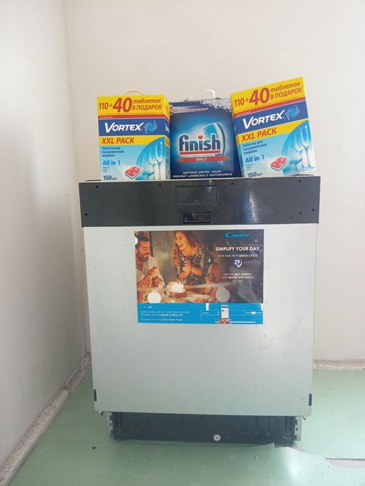 CANDY +соль+таблетки для мойки посуды,посудомоечная машина