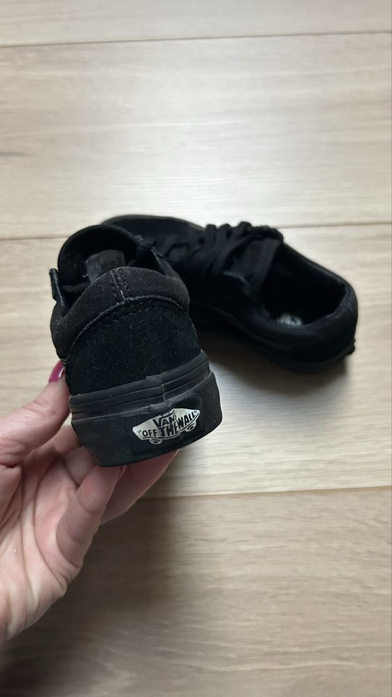 Czarne buty Vans dla dzieci dla chlopka i dzireczyny