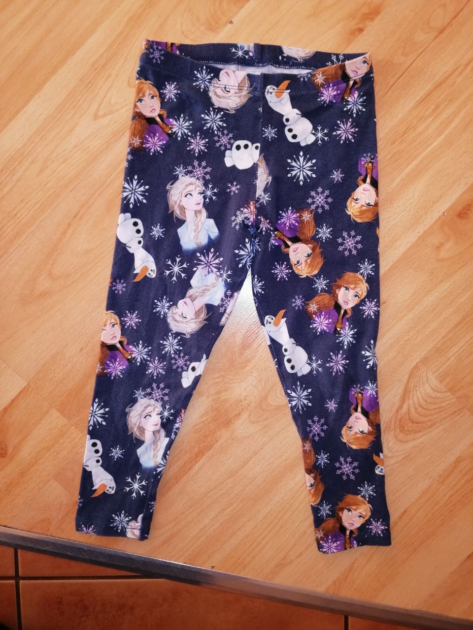 Bawełniane getry legginsy FROZEN Kraina Lodu Elsa na 98-104cm