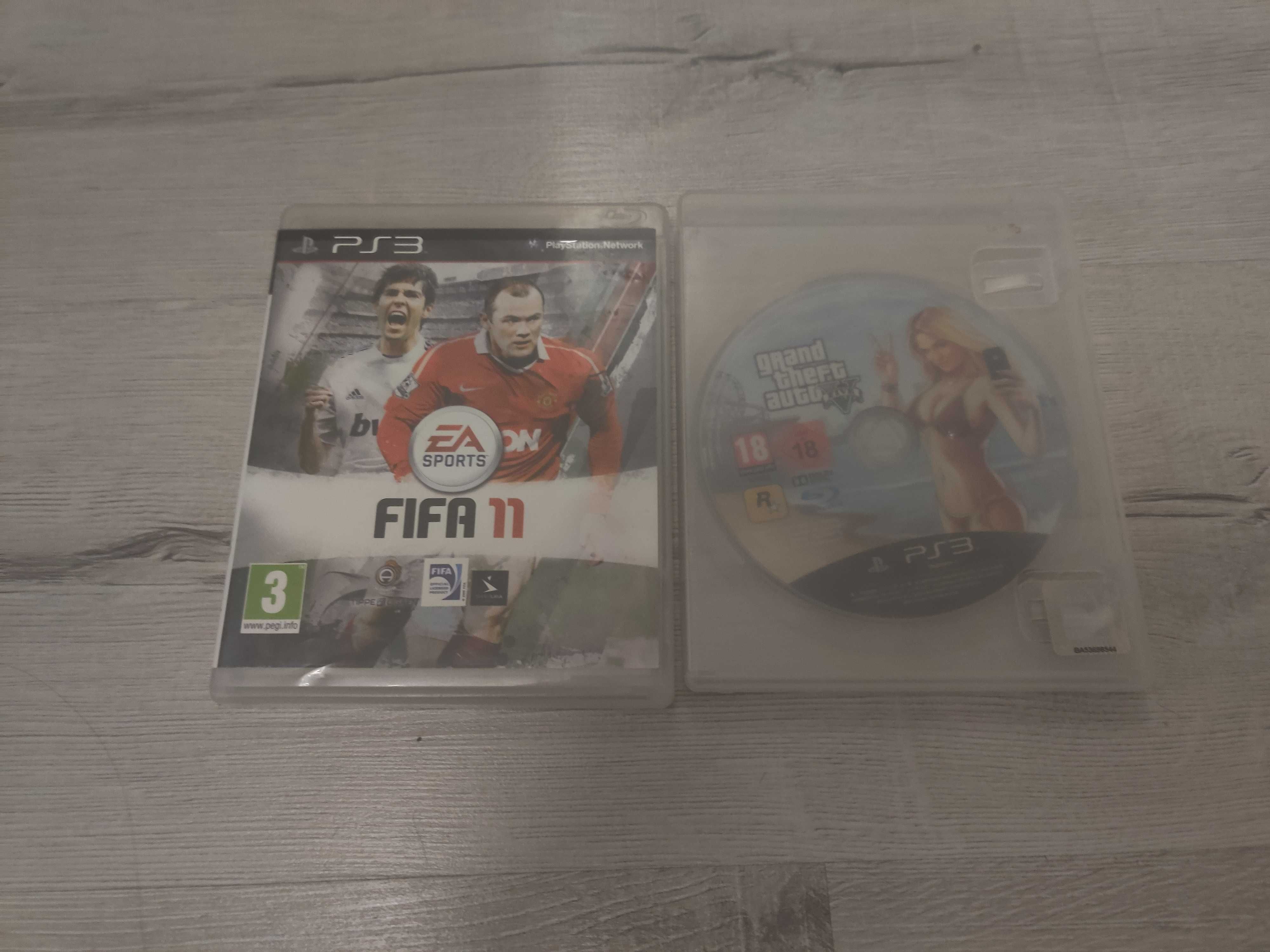 Лицензионные диски GTA 5 (V) + FIFA PLAYSTATION 3.