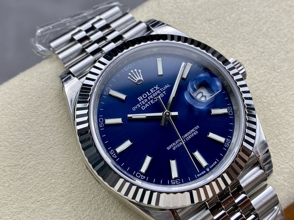 Rolex Datejust Blue Dial Jubilee