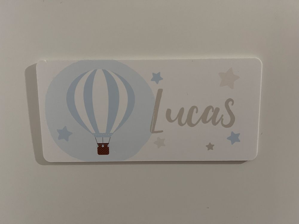 placas com nome Lucas & Mateus