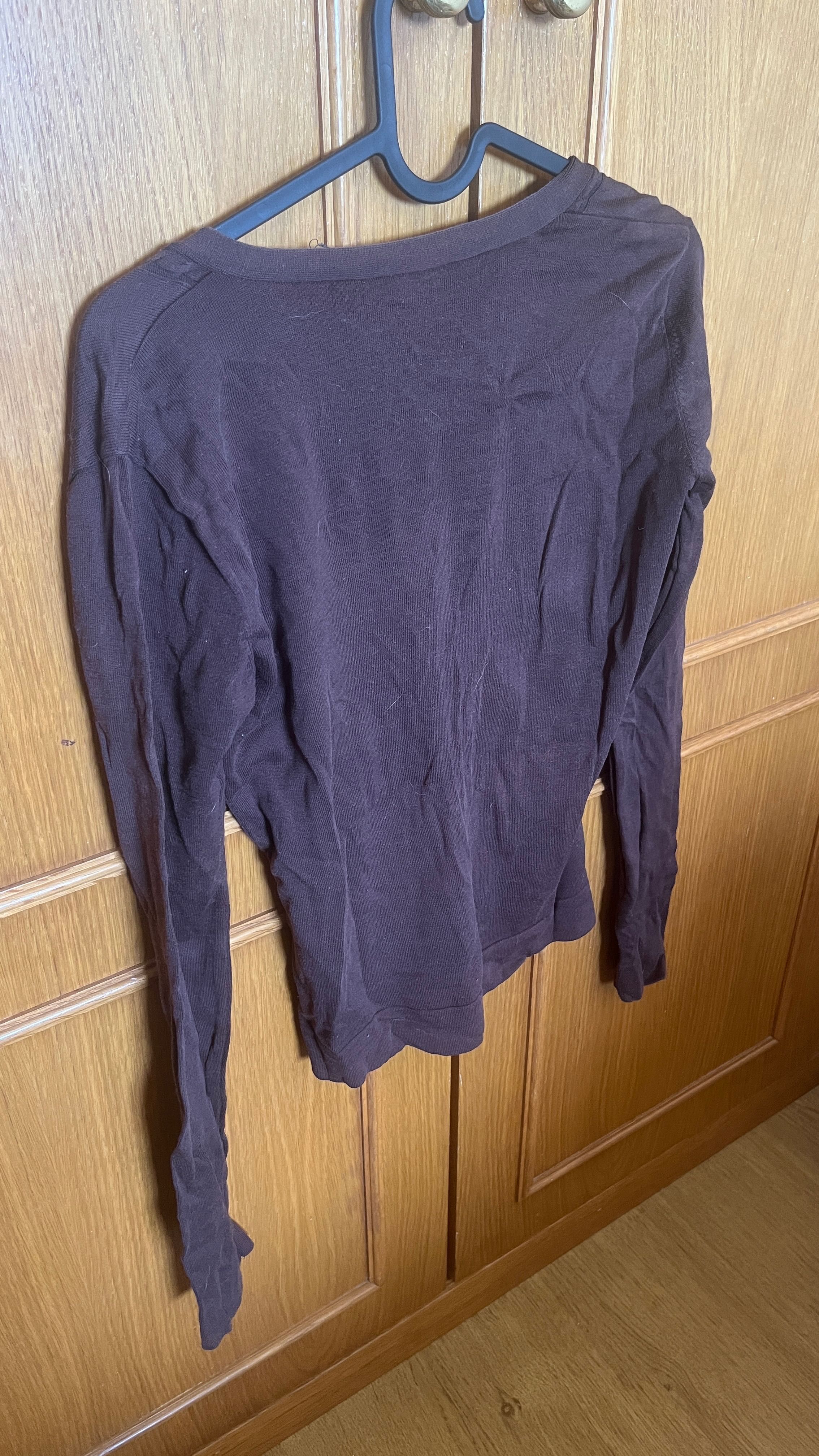 Casaco Malha Castanha – LA Knit S