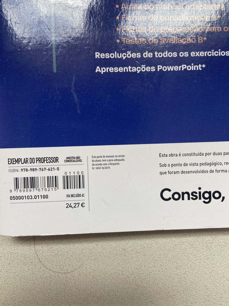 Manuais de matematica de 9 ano do PROFESSOR