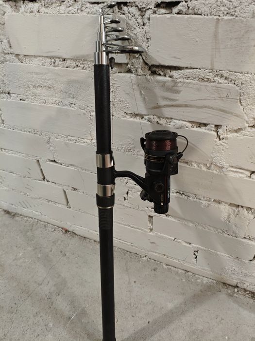 Bialy kruk zestaw wedka sportex kolowrotek ryobi 3.5