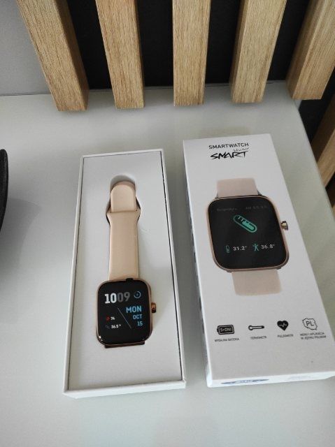 Nowy Smartwatch Vector Smart pasek pudrowy róż