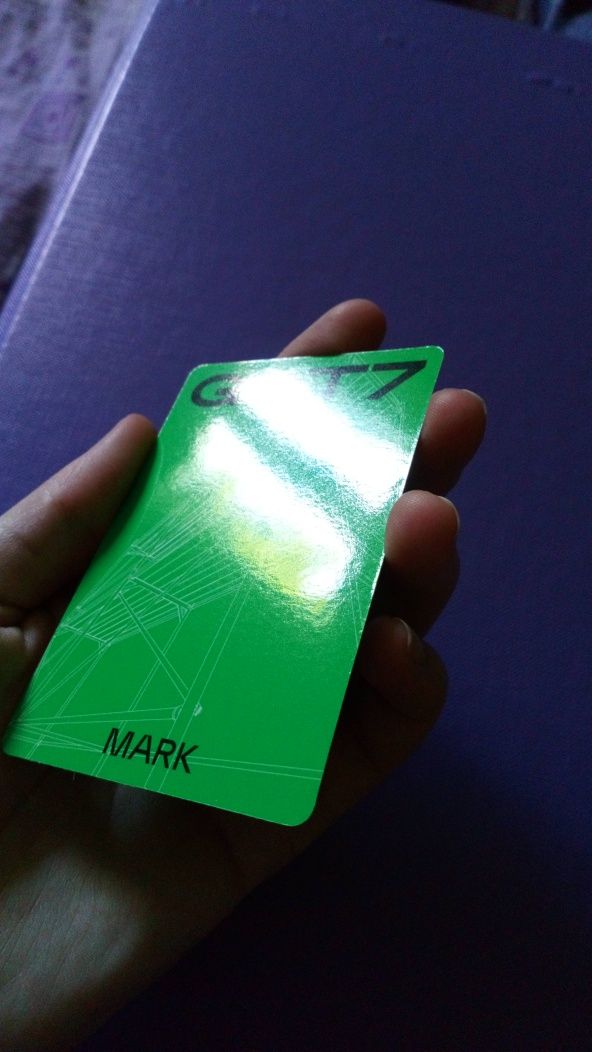Mark Got7 photocard karta kolekcjonerska kpop