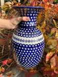 Wazon Ceramiczny | Pawie Oczka Wysoki | Ceramika Bolesławiec | +GRATIS