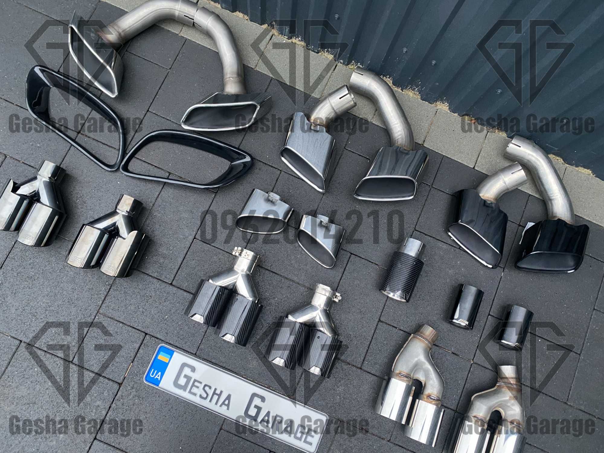 Насадки на глушитель BMW БМВ E70 E71 F10 F11 F15 G30 G31 в наличии