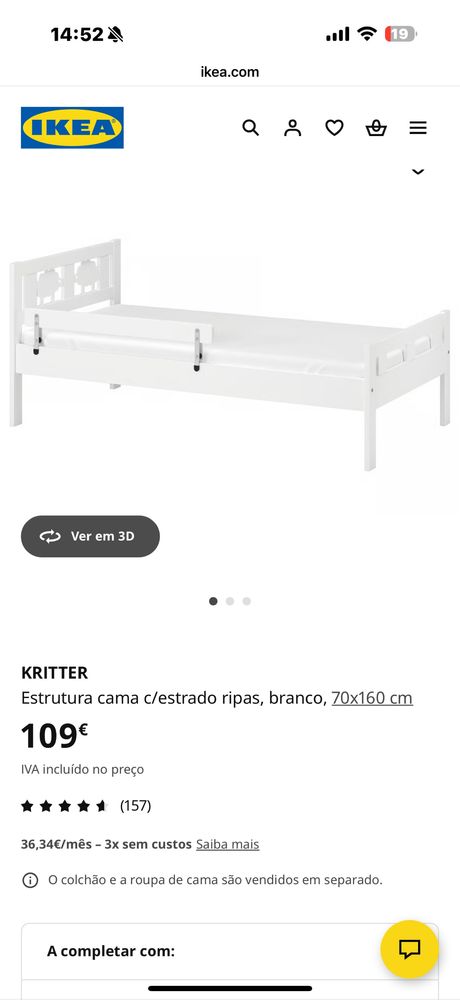 Vendo cama infantil IKEA