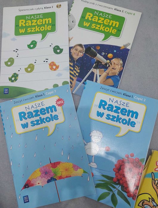 Nasze Razem w szkole-klasa -  podręcznik, śpiewnik,  ćwiczenia