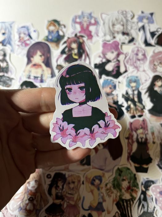 Стикеры, аниме, наклейки с аниме