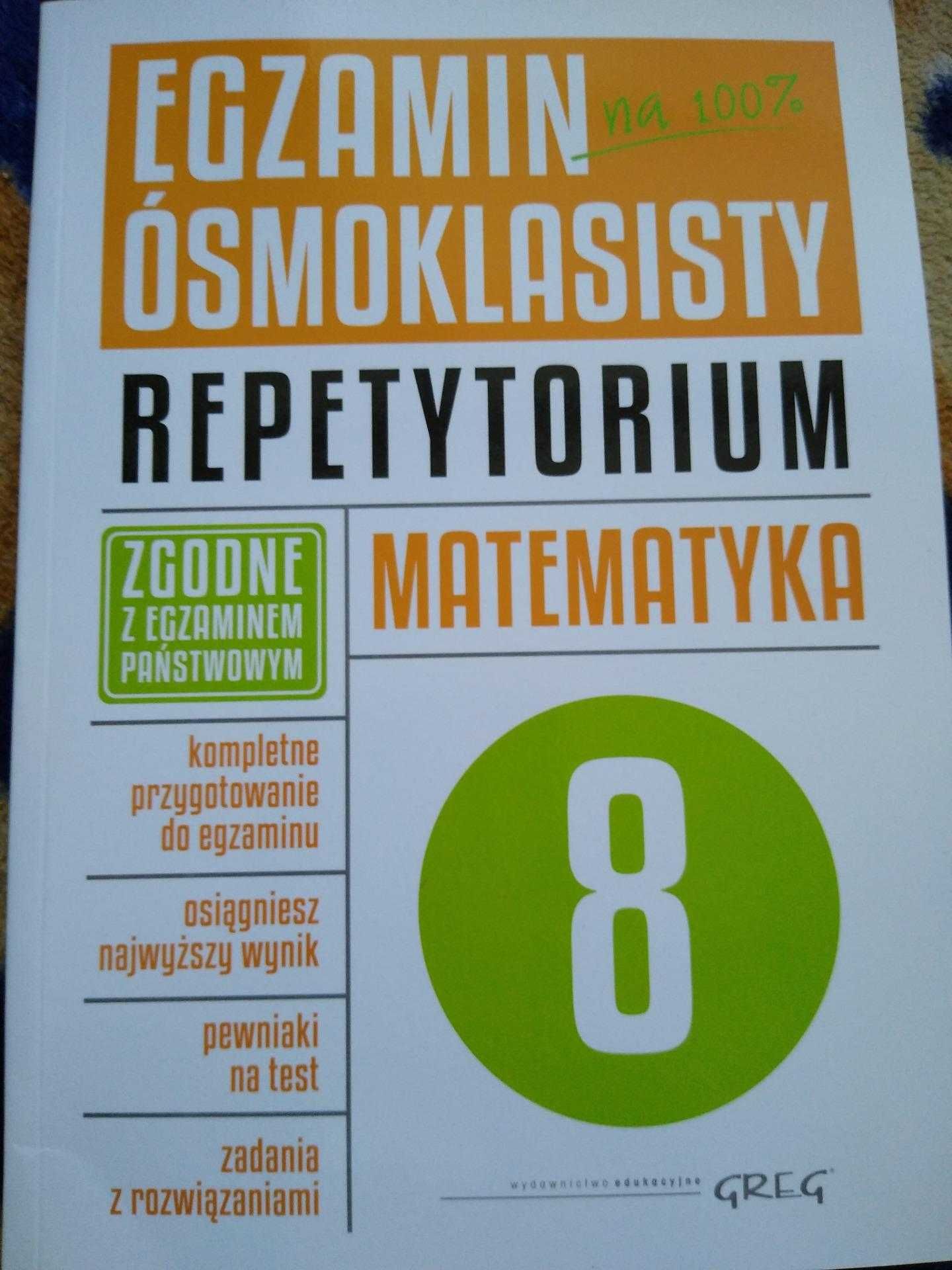 Matematyka Repetytorium Egzamin ósmoklasisty