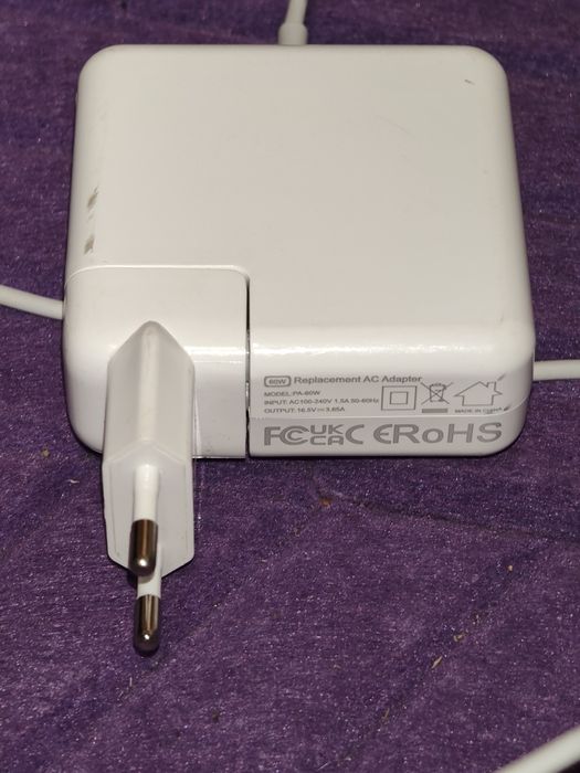 Zasilacz Zamiennik 60W do MacBook Pro / MacBook - MagSafe 1 (5 PIN)