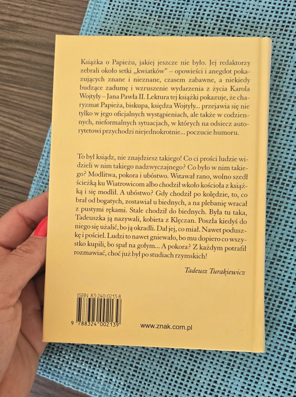 książka "Kwiatki Jana Pawła II"