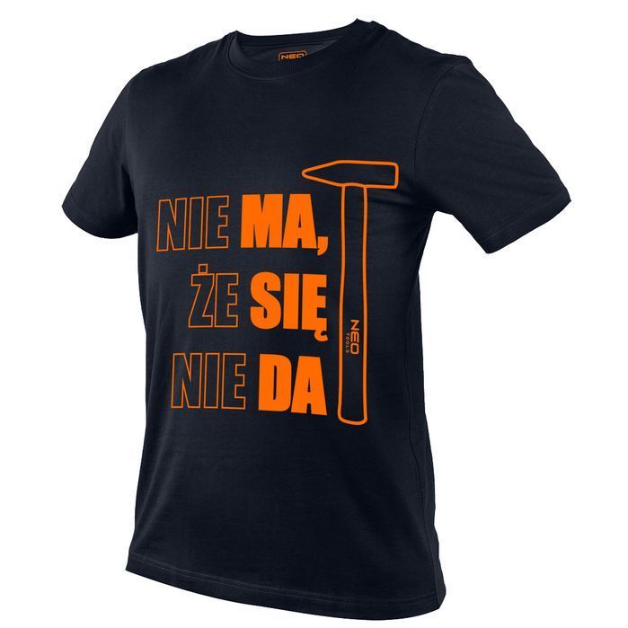 T-Shirt Z Nadrukiem, Ma Się Da, Rozmiar Xxxl